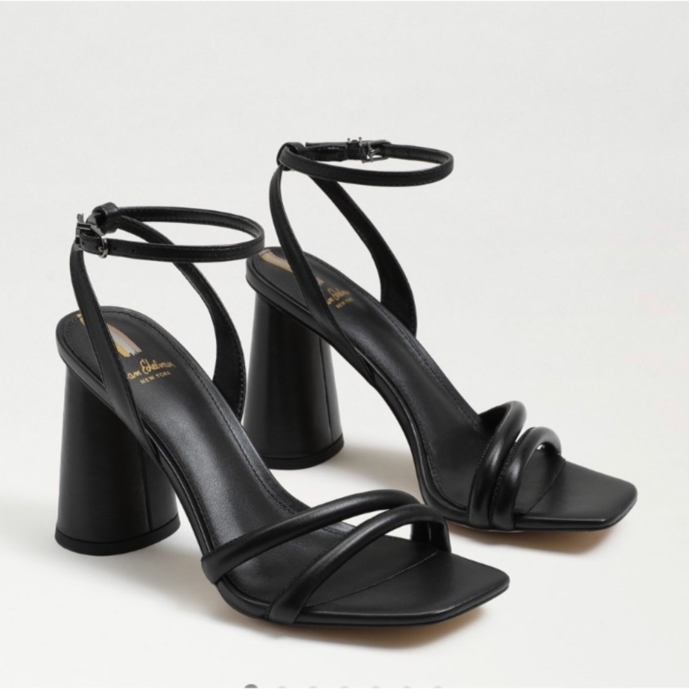 Sam Edelman KIA BLOCK HEEL SANDAL in Black Size 8.5 NEW